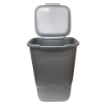 CONTENITORE MONTE BIANCO MULTIUSO CON RILIEVO E FANTASIA IN COLORAZIONE GRIGIO 50LT 40X36X54 CM 