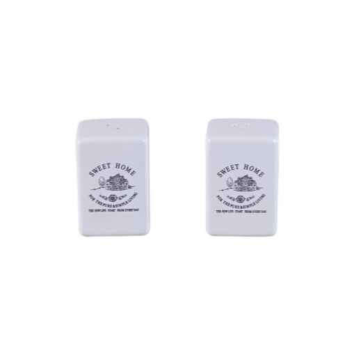 SPARGISPEZIE AURA PRATICO IN CERAMICA CON SCRITTE E DECORI COLORE BIANCO 5X7H CM OKX