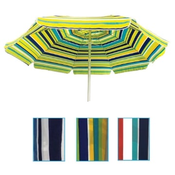 OMBRELLONE LUXURY CON SNODO SISTEMA ANTIVENTO CHIUSURA SAFETY IN COLORAZIONE ASSORTITA 100X8 OKX