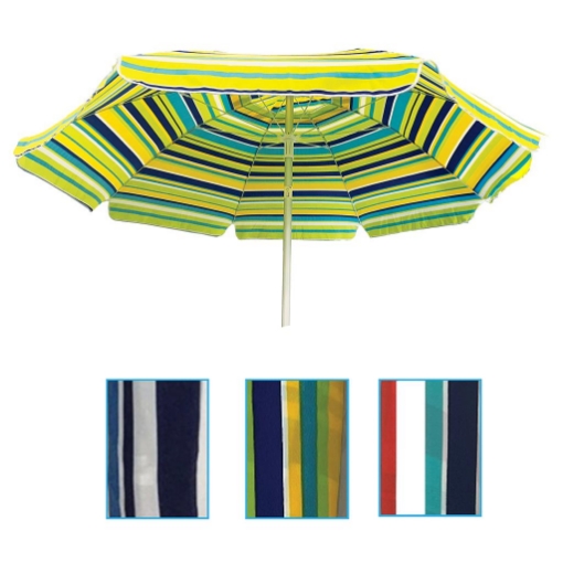 OMBRELLONE LUXURY CON SNODO SISTEMA ANTIVENTO CHIUSURA SAFETY IN COLORAZIONE ASSORTITA 100X8 OKX