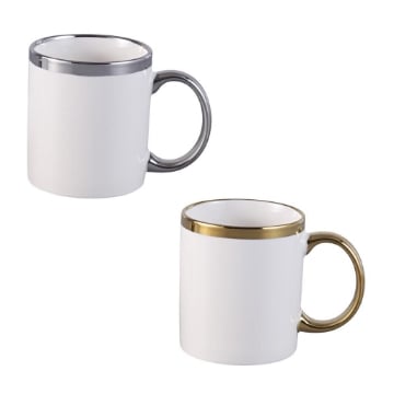 MA MAISON 1 TAZZA BLISS 360 CC BIANCA CON MANICO COMODO E DI DESIGN COLORI ASSORTITI 