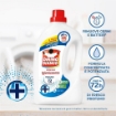 OMINO BIANCO TRIPACCO DETERGENTE BUCATO LAVATRICE DISINFETTANTE 44 LAVAGGI CADAUNO - 3 PZ RIMUOVE GERMI E BATTERI FINO A 72H