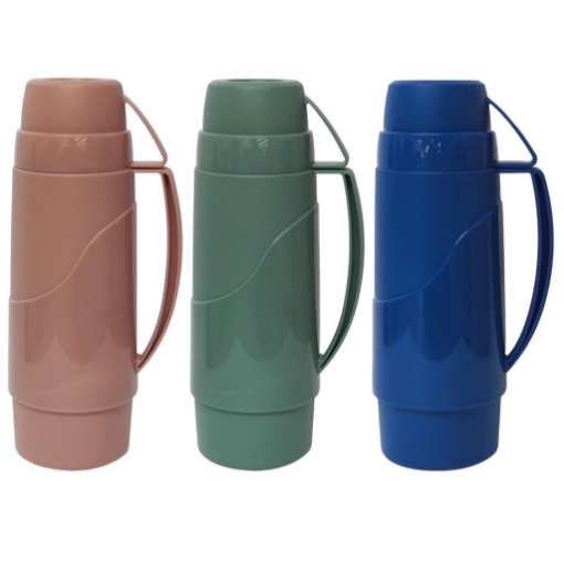 MA MAISON THERMOS SHABBY CON CAPIENZA DA UN LITRO COMODO E PARTICO CON LARGA MANIGLIA COLORI ASSORTITI 