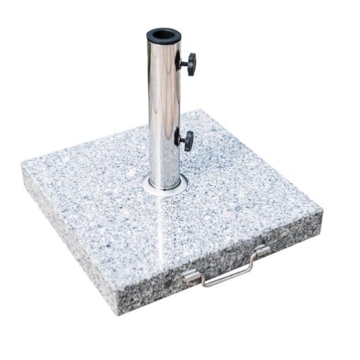 SUPPORTO BASE PER OMBRELLONE DA GIARDINO IN MARMO 29KG, 42X42X36CM