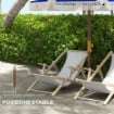 OMBRELLONE DA SPIAGGIA SALVASPAZIO CON PROTEZIONE UV40+ E BORSA DI TRASPORTO, CREMA
