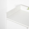 MOBILE SCARPIERA SALVASPAZIO IN LEGNO BIANCO PER INGRESSO