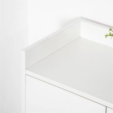 MOBILE SCARPIERA SALVASPAZIO IN LEGNO BIANCO PER INGRESSO