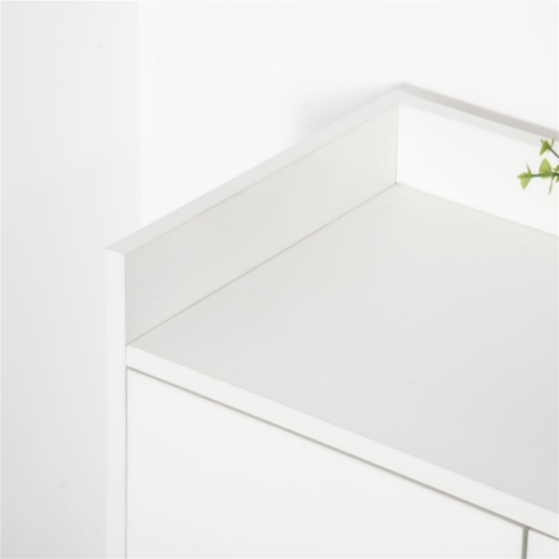 MOBILE SCARPIERA SALVASPAZIO IN LEGNO BIANCO PER INGRESSO