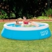 PISCINA MY FIRST EASY TONDA GONFIABILE PER GIARDINO BIANCA E AZZURRA 183X51 CM 
