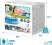 INTEX 28122NP – PISCINA FUORI TERRA EASY SET ROTONDA, POMPA FILTRO 1250 L/H, 3853 L, PVC, AZZURRO, 305X76 CM