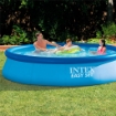 INTEX 28132NP – PISCINA FUORI TERRA EASY SET ROTONDA, POMPA FILTRO 2006 L/H, 5621 L, PVC, AZZURRO, 366X76 CM