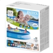 INTEX 28132NP – PISCINA FUORI TERRA EASY SET ROTONDA, POMPA FILTRO 2006 L/H, 5621 L, PVC, AZZURRO, 366X76 CM