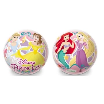 PALLONE PER BAMBINI GIOCO DA ESTERNO COLORATO CON SCRITTE E DISEGNI PRINCESS BIO 23 CM 