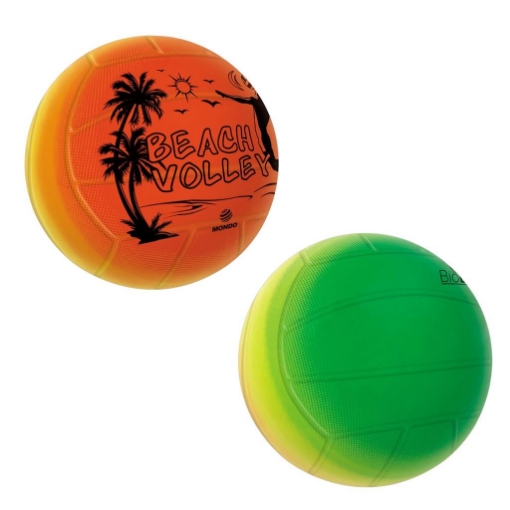 PALLONE BEACH VOLLEY RAINBOW PER LA SPIAGGIA COLORATO CON SCRITTE E DISEGNI 23 CM 