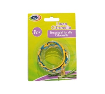 BRACCIALETTI CRAZY STRIPES IN SILICONE ALLA CITRONELLA 20 PZ OKX