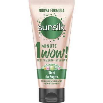SUNSILK TRATTAMENTO INTENSIVO IN 1 MINUTO RICCI DA SOGNO PER RICCI DEFINITI ED ELASTICI SENZA EFFETTO CRESPO 180 ML OKX