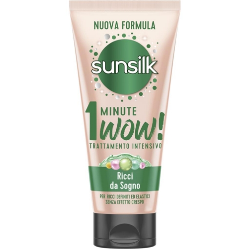 SUNSILK TRATTAMENTO INTENSIVO IN 1 MINUTO RICCI DA SOGNO PER RICCI DEFINITI ED ELASTICI SENZA EFFETTO CRESPO 180 ML OKX