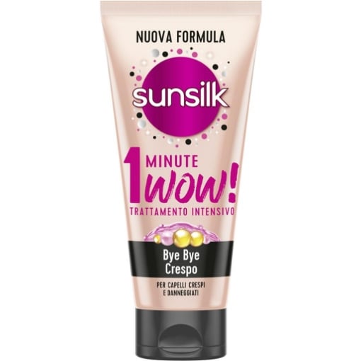 SUNSILK NUOVA FORMULA TRATTAMENTO INTENSIVO IN 1 MINUTO BYE BYE CRESPO PER CAPELLI CRESPI E DANNEGGIATI 180 ML OKX