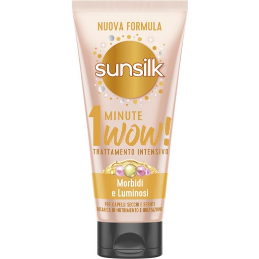SUNSILK TRATTAMENTO INTENSIVO IN 1 MINUTO MORBIDI E LUMINOSI PER CAPELLI SECCHI E SPENTI RICARICA DI NUTRIMENTO E IDRATAZIONE 180 ML OKX 