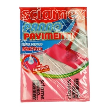SCIAMEX PANNO PAVIMENTI SUPER FORMATO 100% ASSORBENTE STOP ALONI E PELUCCHI 50X70 CM OKX
