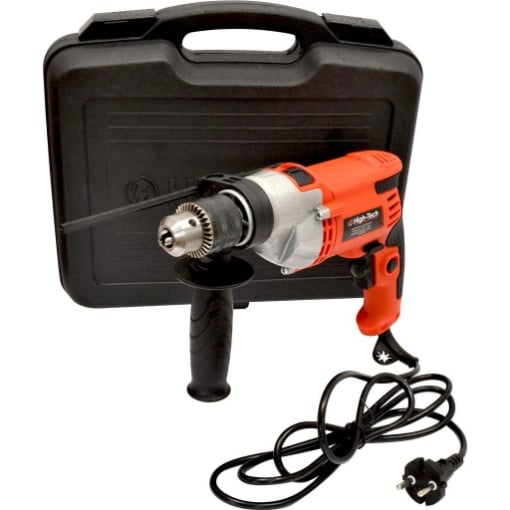 KIT VALIGETTA + TRAPANO A PERCUSSIONE 230V/50HZ -1050 W MANDIRNO IN ACCIAIO,MURO,FERRO,LEGNO - MARCA ASSORTITA TRA HIGH-TECH E KOMBO 
