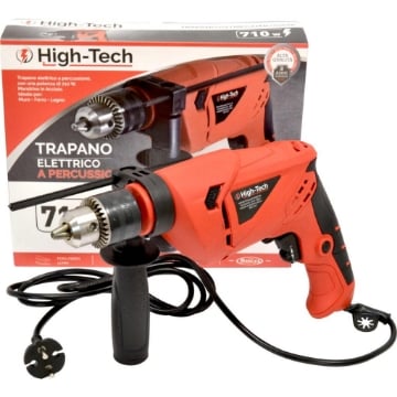 TRAPANO A PERCUSSIONE DA 710 W CON IMPUGNATURA ERGONOMICA TENSIONE: 230/50HZ,  3 - MARCA ASSORTITA TRA HIGH-TECH E KOMBO 