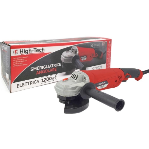 SMERIGLIATRICE ANGOLARE 1200 W CON MANICO LUNGO ERGONOMICO 12000 GIRI/MIN - MARCA ASSORTITA TRA HIGH-TECH E KOMBO 