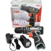 TRAPANO AVVITATORE CON BATTERIA 12 VOLT/1300 MAH - MARCA ASSORTITA TRA HIGH-TECH E KOMBO 