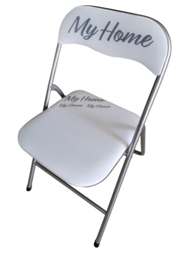 MAURY'S SEDIA MY HOME IN COLORE BIANCO USATO COME NUOVO 