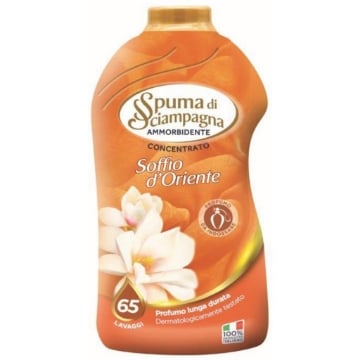 SPUMA DI SCIAMPAGNA AMMORBIDENTE CONCENTRATO SOFFIO D'ORIENTE PROFUMO DA INDOSSARE 65 LAVAGGI 1300ML OKX