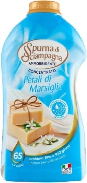 SPUMA DI SCIAMPAGNA AMMORBIDENTE CONCENTRATO PETALI DI MARSIGLIA PROTEGGE E RIPARA LE FIBRE 65 LAVAGGI 1300ML OKX