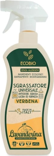 LAVANDERINA SGRASSATORE SPRAY UNIVERSALE VERBHENA ANTIODORE SGRASSA LUCIDA E IGIENIZZA MADE IN ITALY 650 ML OKX