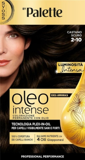 PALETTE SYOSS TINTA CAPELLI SENZA AMMONIACA COLORAZIONE PERMANENTE CON OLIO BALSAMO 4 OLII GIAPPONESI CASTANO SCURO 2-10 OKX