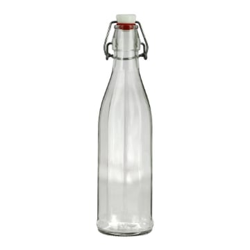 MILLY BOTTIGLIA 1 LT IN VETRO CON TAPPO A CHIUSURA ERMETICA CERVE VINTAGE
