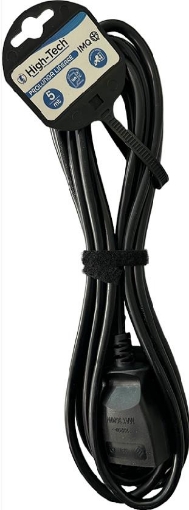 HIGH-TECH PROLUNGA LINEARE SPINA NERA 5MT 16A  BIP.10/16A OKX