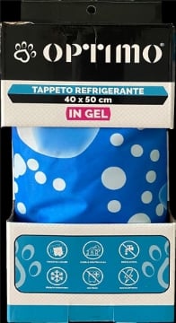 OPTIMO TAPPETO REFRIGERANTE IN GEL PER ANIMALI DOMESTICI 40X50 CM