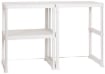 SCAFFALE LAVANDERIA WASH & STORE MODULARE PER LAVATRICE REALIZZATO IN PLASTICA 150X57,5X97 CM COLORE BIANCO