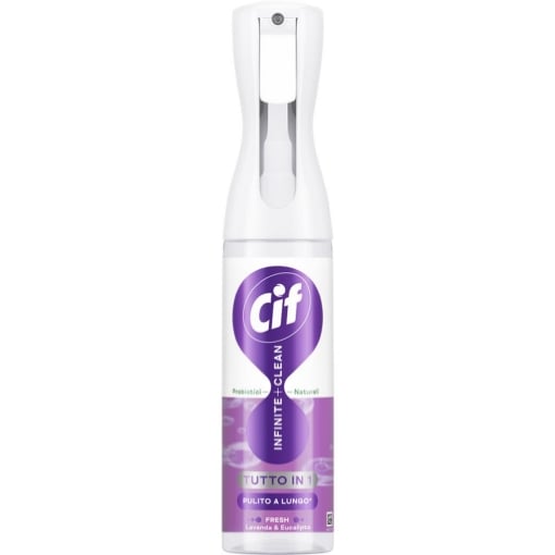 CIF SPRAY INFINITE+CLEAN LAVANDA E EUALIPTO TRIGGER 280 ML TUTTO IN UNO PULITO A LUNGO PROBIOTICI NATURALI OKX