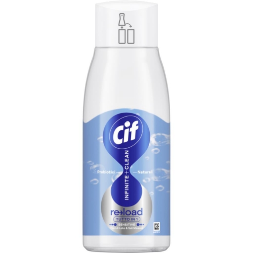 CIF RICARICA INFINITE+CLEAN FIOR DI LOTO E SALI MINERALI 590 ML TUTTO IN UNO PROBIOTICI NATURALI SENSITIVE OKX