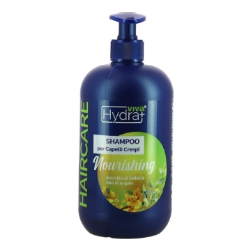 HYDRA VIVA + SHAMPOO PER CAPELLI CRESPI NOURISHING ESTRATTO DI BETULLA OLIO DI ARGAN 750 ML OKX