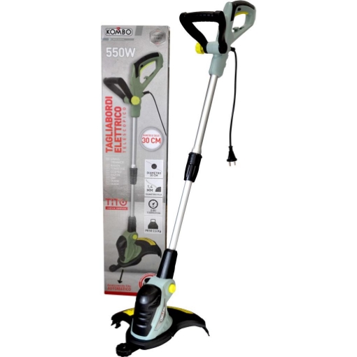 TAGLIABORDI ELETTRICO TELESCOPICO 550W TAGLIO 30 CM MANICO TELESCOPICO IN ALLUMINIO ESTENDIBILE + 18 CM OKP