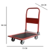 CARRELLO PIEGHEVOLE IN ACCIAIO PORTATUTTO PORTATA MASSIMA 150 KG OKP