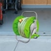 AVVOLGITUBO DA GIARDINO IN PVC CON MANOVELLA E MANICO IN ACCIAIO OKP