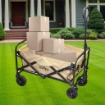 CARRELLO PIEGHEVOLE DA TRASPORTO DIMENSIONI CESTELLO 620X390X240 MM PORTATA 120KG LEGGERO TELAIO IN ACCIAIO OKP