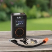 COMPRESSORE ARIA PORTATILE CORDLESS 8V  IN ABS E METALLO BATTERIA 14,8 WH 2000 MAH TEMPO DI GONFIAGGIO: 6,5 MINUTI OKP