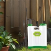 SPRUZZATORE A PRESSIONE CON SERBATOIO DA 16 LITRI POMPA A SPALLA GRANDE PRESSIONE OPERATIVA 2-3 BAR TUBO 125 CM PESO 2 KG OKP