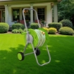 CARRELLO PER IRRIGAZIONE CON CARRELLO AVVOLGITUBO IN ACCIAIO ZINCATO CON RUOTE OKP