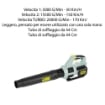 SOFFIATORE A BATTERIA TURBO ASSIALE KOMBO PRO 20V SMONTABILE IN 2 PARTI PER AGEVOLARE IL RIMESSAGGIO OKP