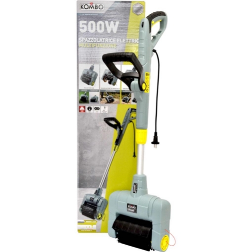 SPAZZOLATRICE MULTIFUNZIONE ELETTRICA PER AMBIENTI ESTERNI 130X27X18 CM OKP