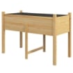 ORTO RIALZATO CON 2 FORI DI DRENAGGIO E SACCA IN TESSUTO NON TESSUTO IN LEGNO DI ABETE 115X55X80 CM